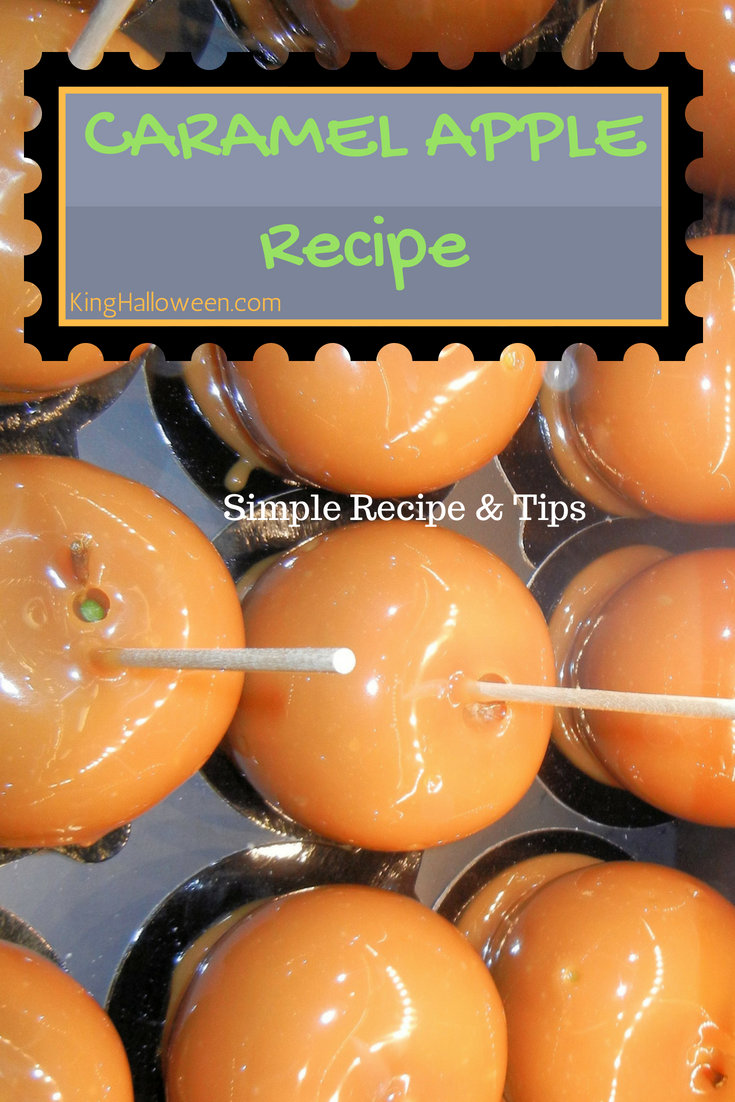 Caramel Apple Recipe Infographic